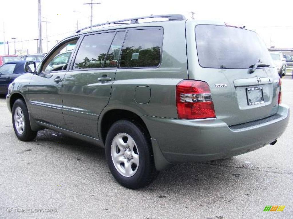 2007 Highlander  - Oasis Green Pearl / Ivory Beige photo #5