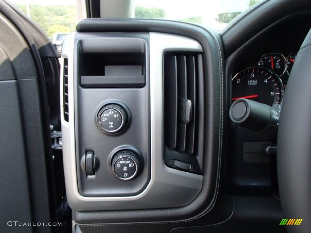 2014 Sierra 1500 SLE Double Cab 4x4 - Quicksilver Metallic / Jet Black/Dark Ash photo #15