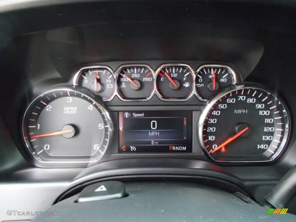 2014 GMC Sierra 1500 SLE Double Cab 4x4 Gauges Photo #85192550