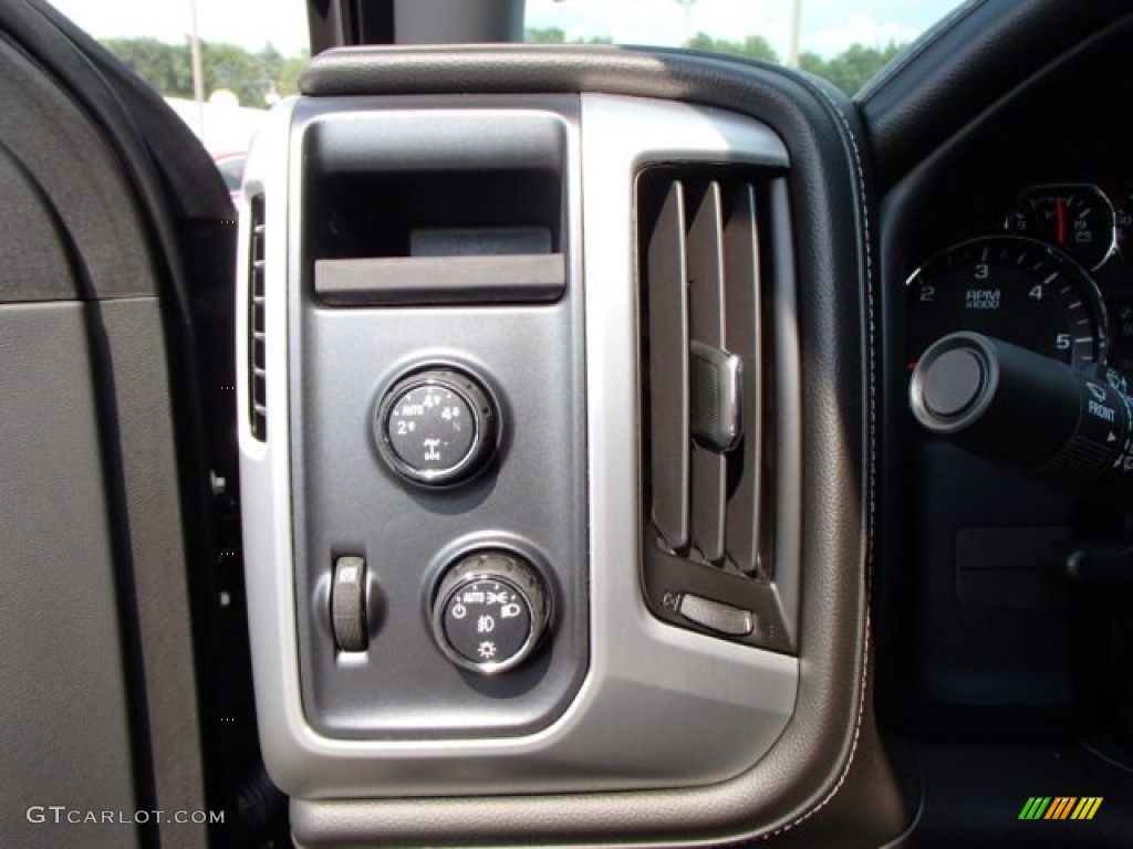 2014 Sierra 1500 SLE Double Cab 4x4 - Onyx Black / Jet Black photo #15