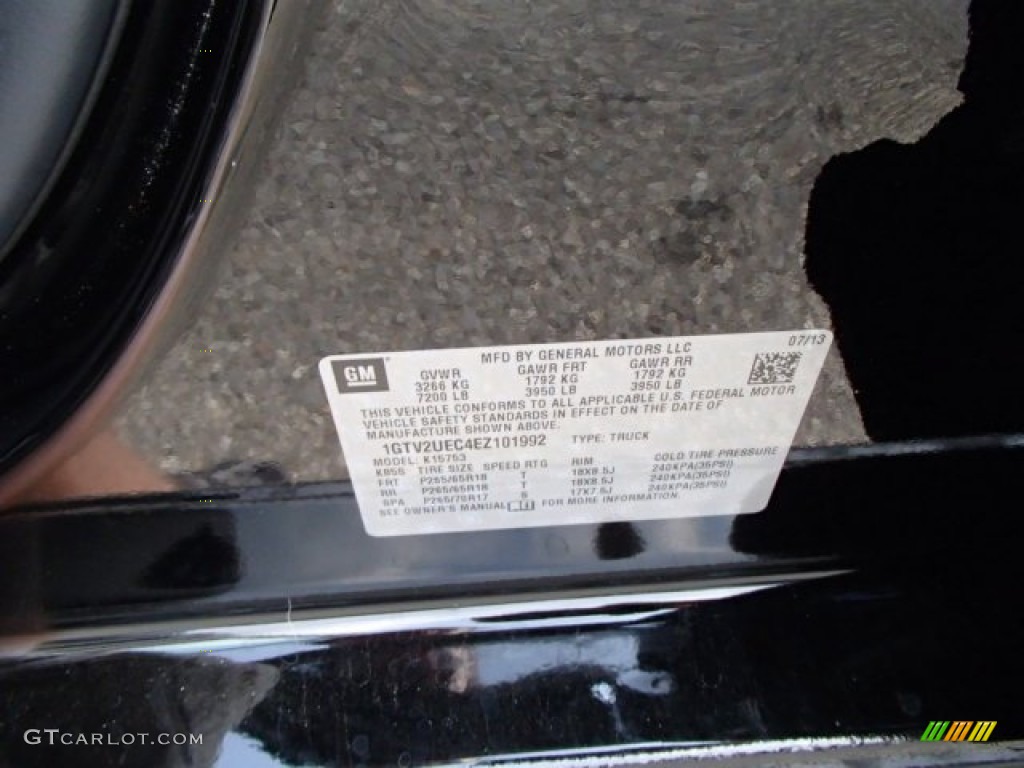 2014 Sierra 1500 SLE Double Cab 4x4 - Onyx Black / Jet Black photo #20
