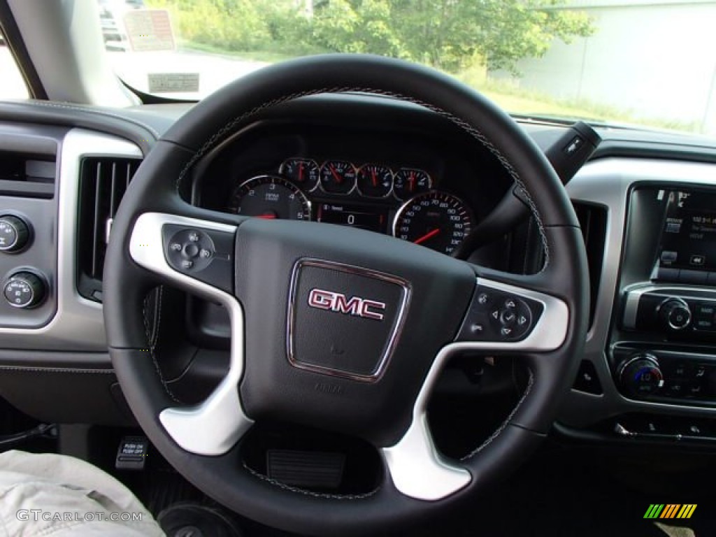 2014 Sierra 1500 SLE Double Cab 4x4 - Onyx Black / Jet Black photo #18