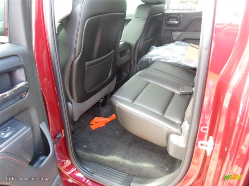 2014 GMC Sierra 1500 SLT Double Cab 4x4 Rear Seat Photo #85194476