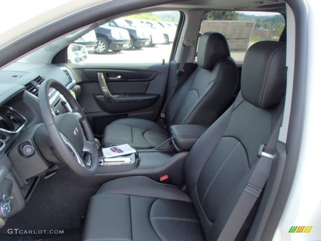 Ebony Interior 2014 GMC Acadia SLT AWD Photo #85194710