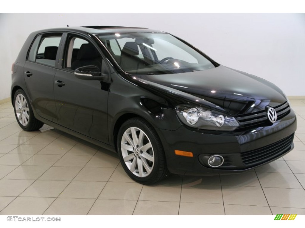 Black 2011 Volkswagen Golf 4 Door TDI Exterior Photo #85195076