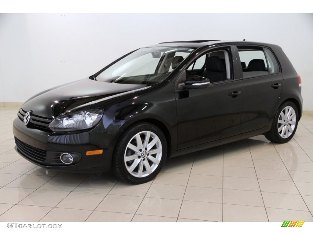 Black 2011 Volkswagen Golf 4 Door TDI Exterior Photo #85195124