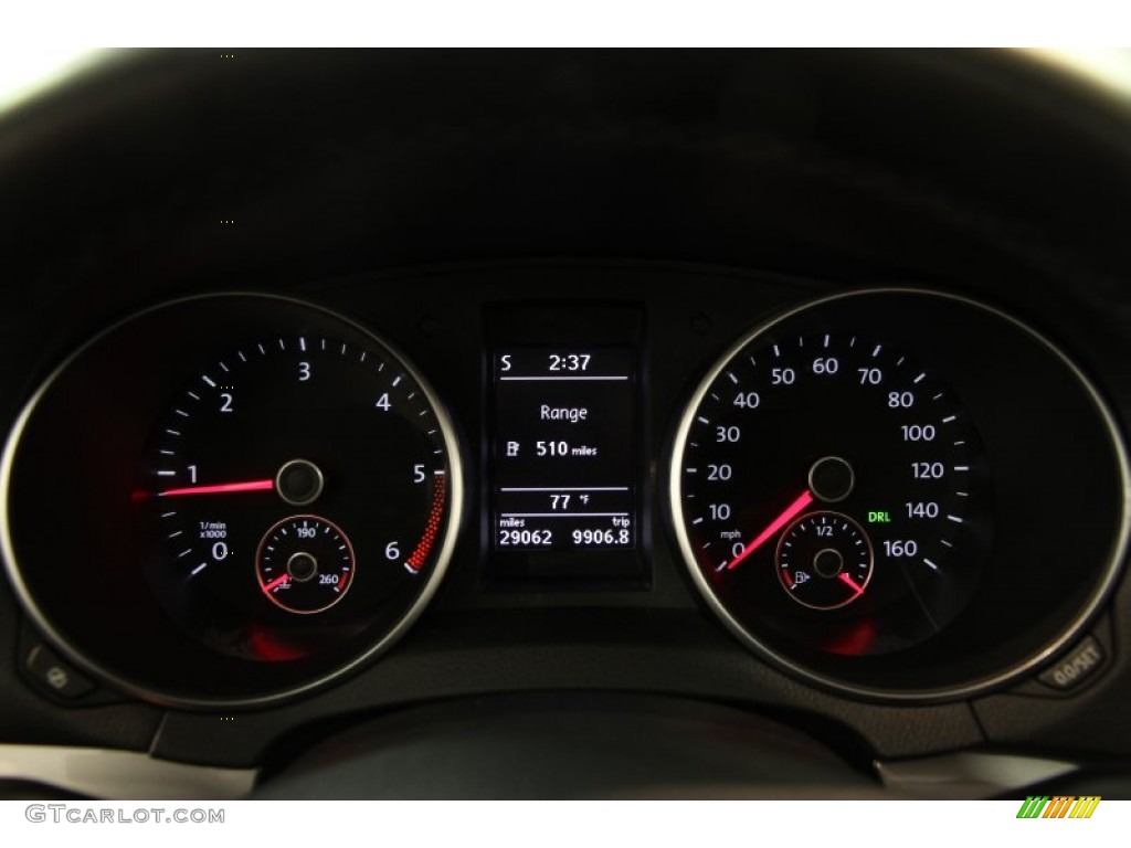 2011 Volkswagen Golf 4 Door TDI Gauges Photos
