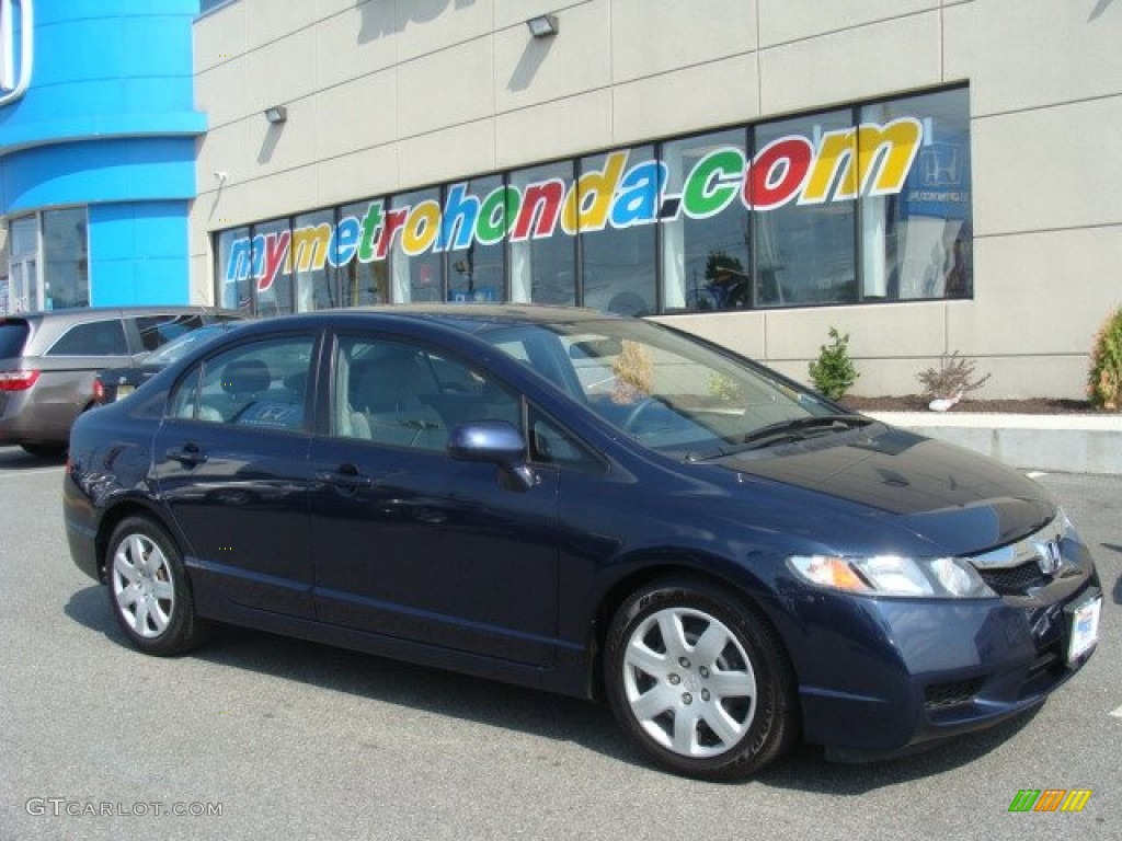 Royal Blue Pearl Honda Civic