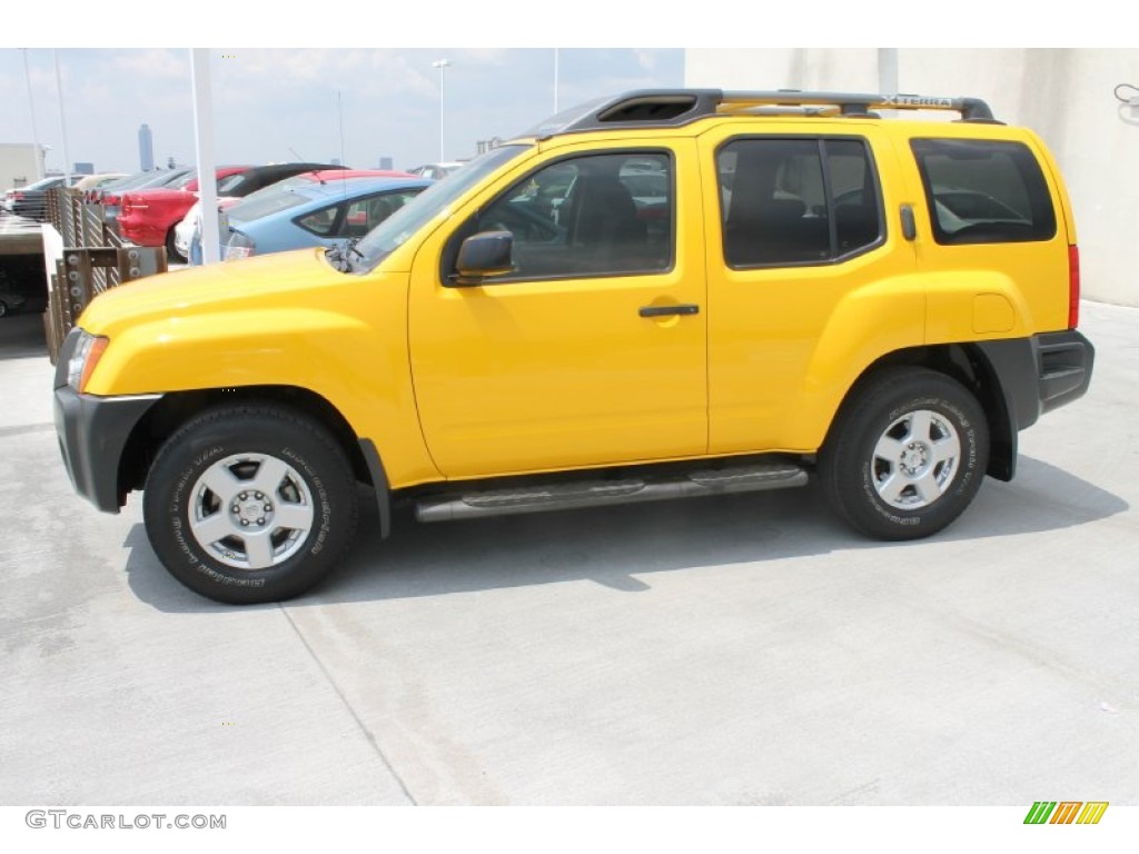 2008 Xterra S - Solar Yellow / Steel/Graphite photo #5