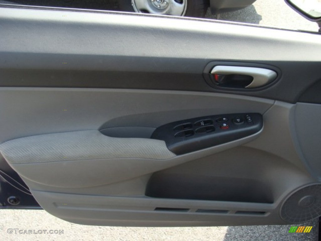 2010 Civic LX Sedan - Royal Blue Pearl / Gray photo #7