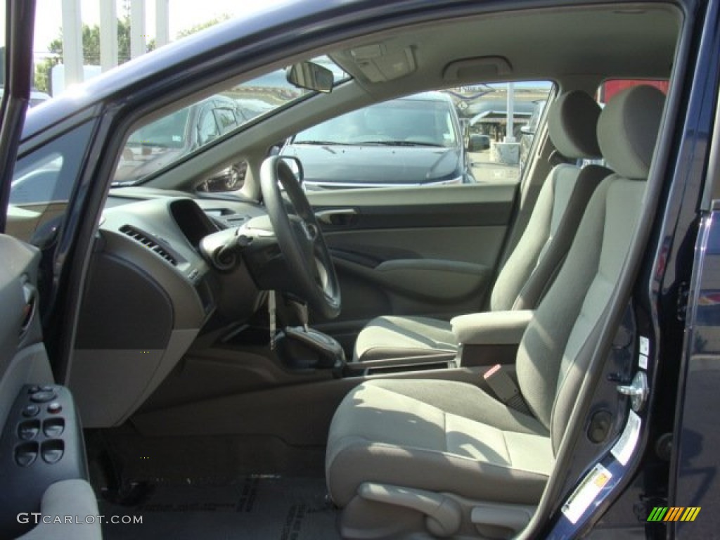 2010 Civic LX Sedan - Royal Blue Pearl / Gray photo #8