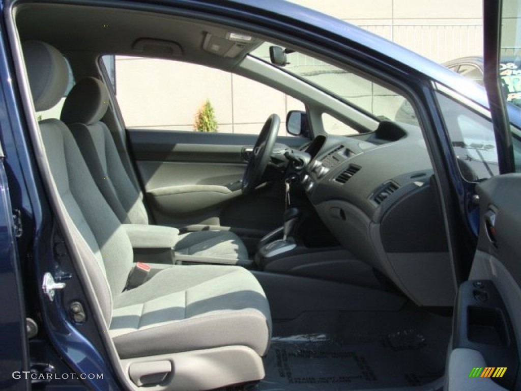 2010 Civic LX Sedan - Royal Blue Pearl / Gray photo #9