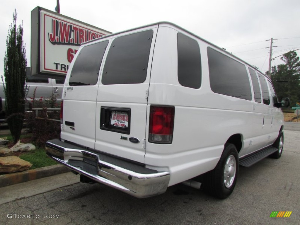 2012 E Series Van E350 XL Extended Passenger - Oxford White / Medium Flint photo #7