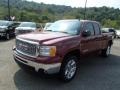 2013 Sonoma Red Metallic GMC Sierra 1500 SLE Extended Cab 4x4  photo #2