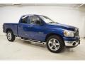 2008 Patriot Blue Pearl Dodge Ram 1500 SLT Quad Cab  photo #2