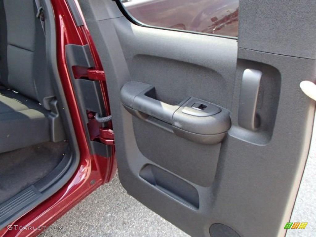 2013 Sierra 1500 SLE Extended Cab 4x4 - Sonoma Red Metallic / Ebony photo #13