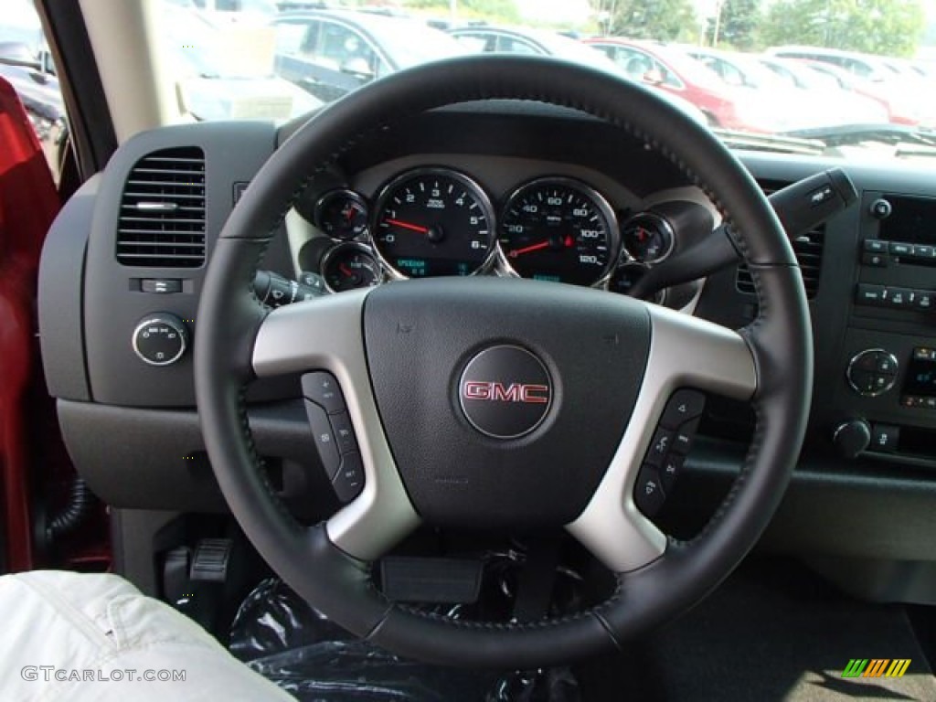 2013 Sierra 1500 SLE Extended Cab 4x4 - Sonoma Red Metallic / Ebony photo #17