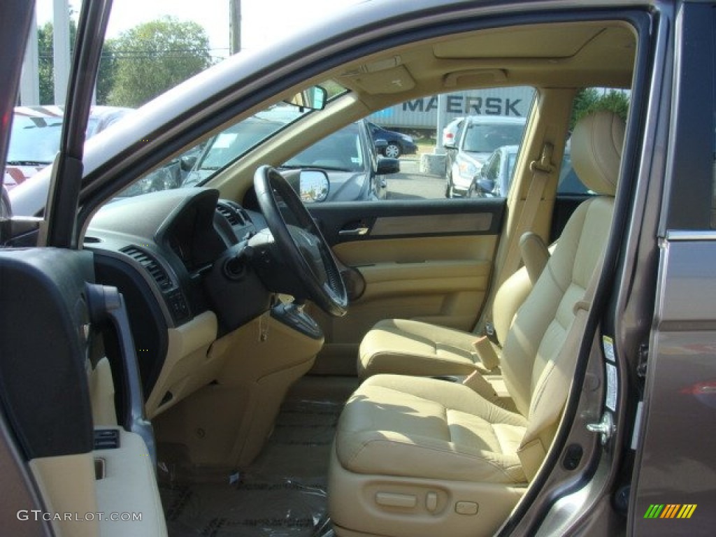 2009 CR-V EX-L 4WD - Urban Titanium Metallic / Ivory photo #8