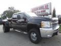 2008 Black Chevrolet Silverado 3500HD LTZ Crew Cab 4x4 Dually  photo #12