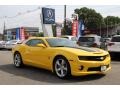 Rally Yellow 2010 Chevrolet Camaro SS/RS Coupe