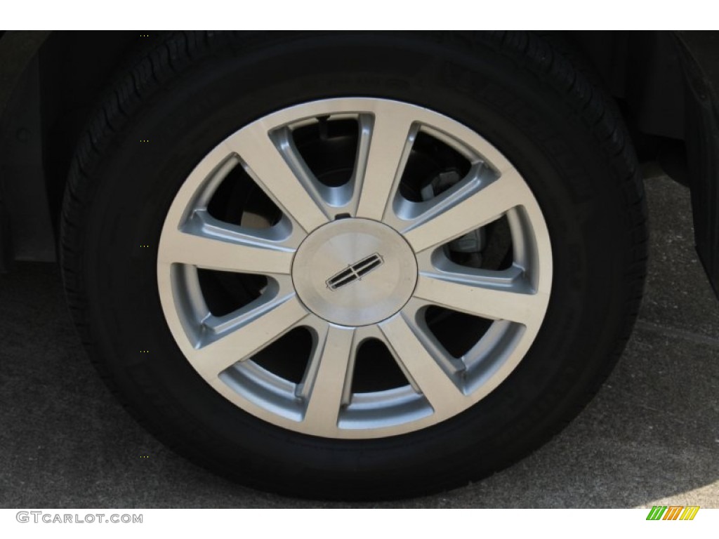 2008 MKX  - Black Clearcoat / Medium Light Stone photo #5