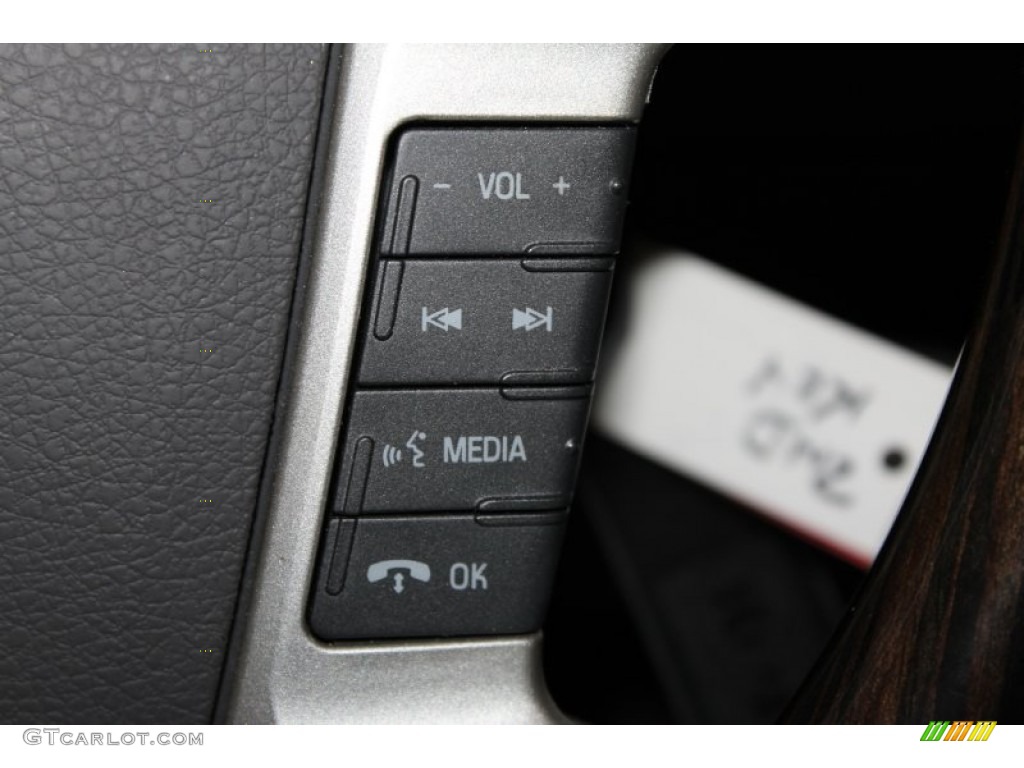 2008 MKX  - Black Clearcoat / Medium Light Stone photo #13