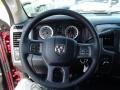 Black/Diesel Gray 2014 Ram 1500 Tradesman Quad Cab 4x4 Steering Wheel