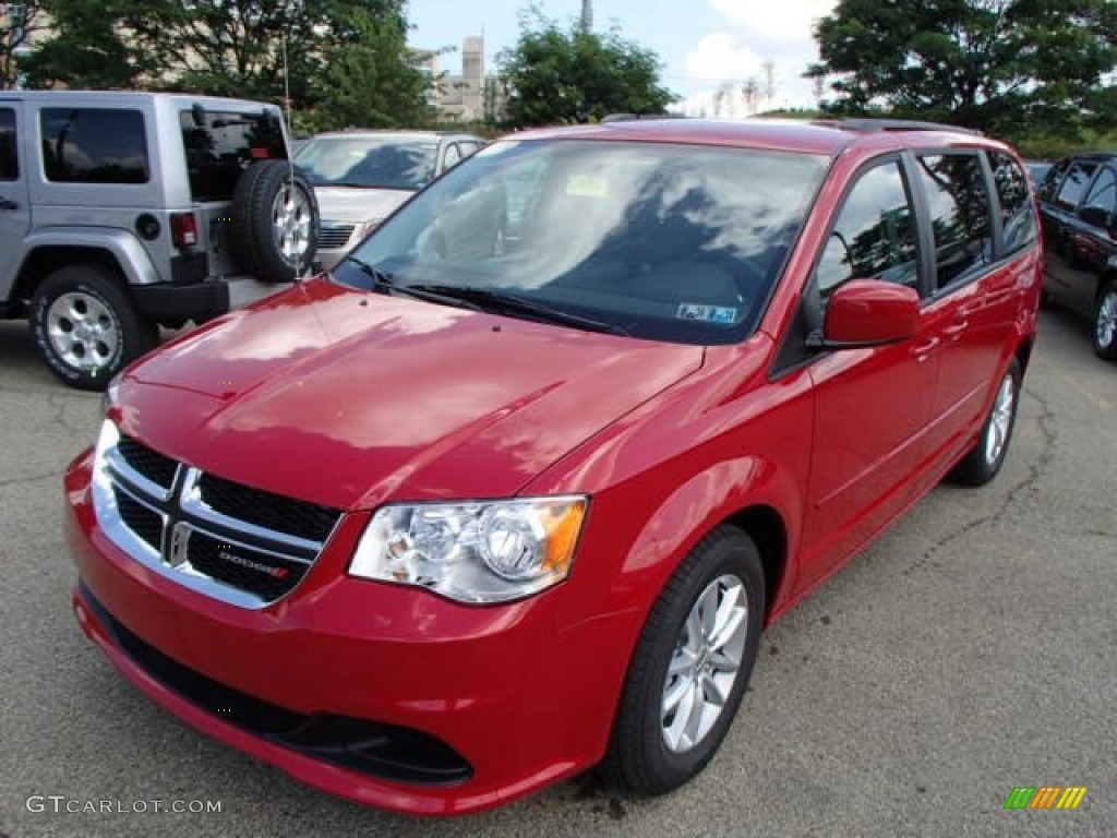 Redline 2-Coat Pearl 2014 Dodge Grand Caravan SXT Exterior Photo #85200038