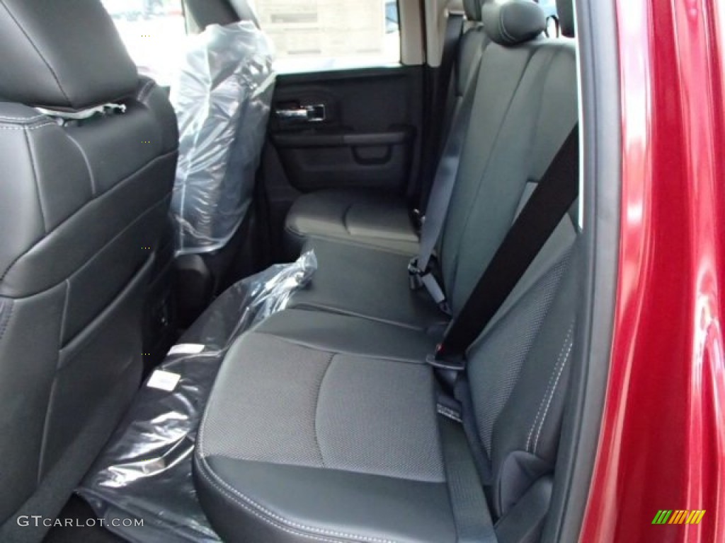 2014 Ram 1500 Laramie Quad Cab 4x4 Rear Seat Photo #85200650