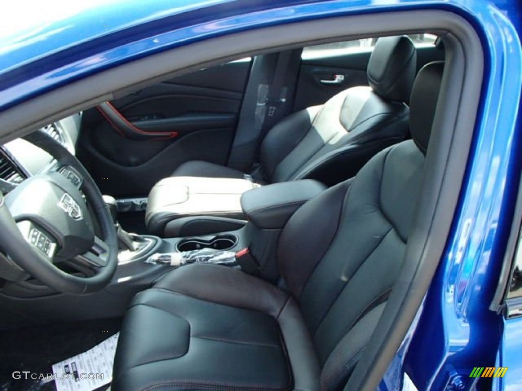 2013 Dart GT - Blue Streak Pearl Coat / Black photo #10