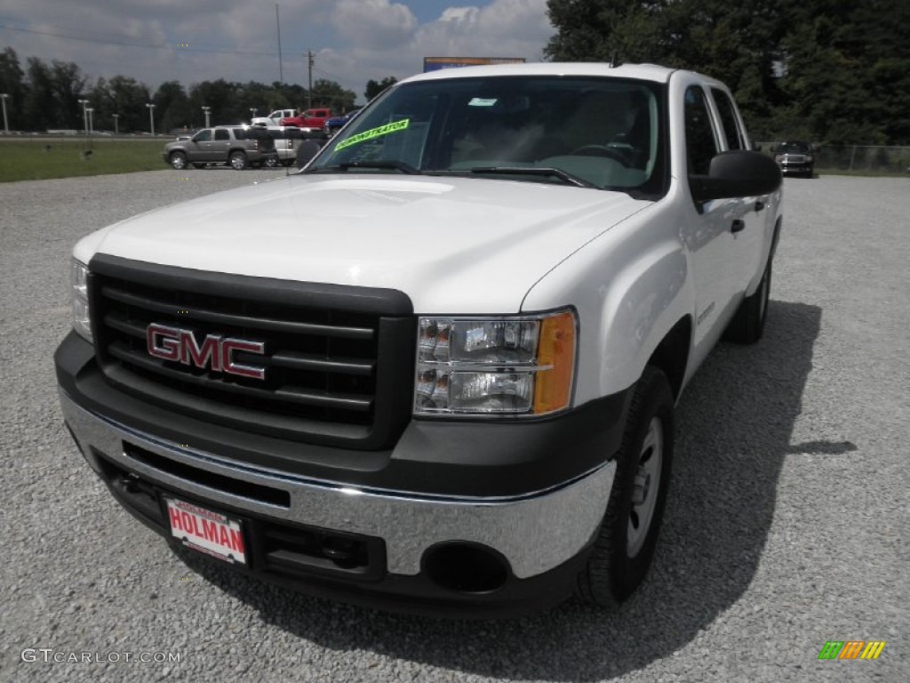2013 Sierra 1500 Crew Cab 4x4 - Summit White / Dark Titanium photo #3
