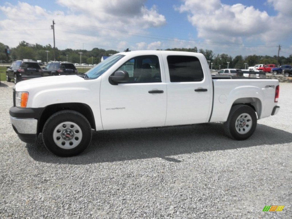 2013 Sierra 1500 Crew Cab 4x4 - Summit White / Dark Titanium photo #4