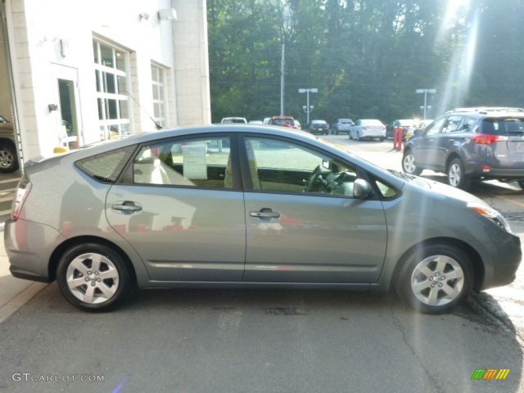 2005 Prius Hybrid - Tideland Gray Green Pearl / Ivory/Brown photo #2