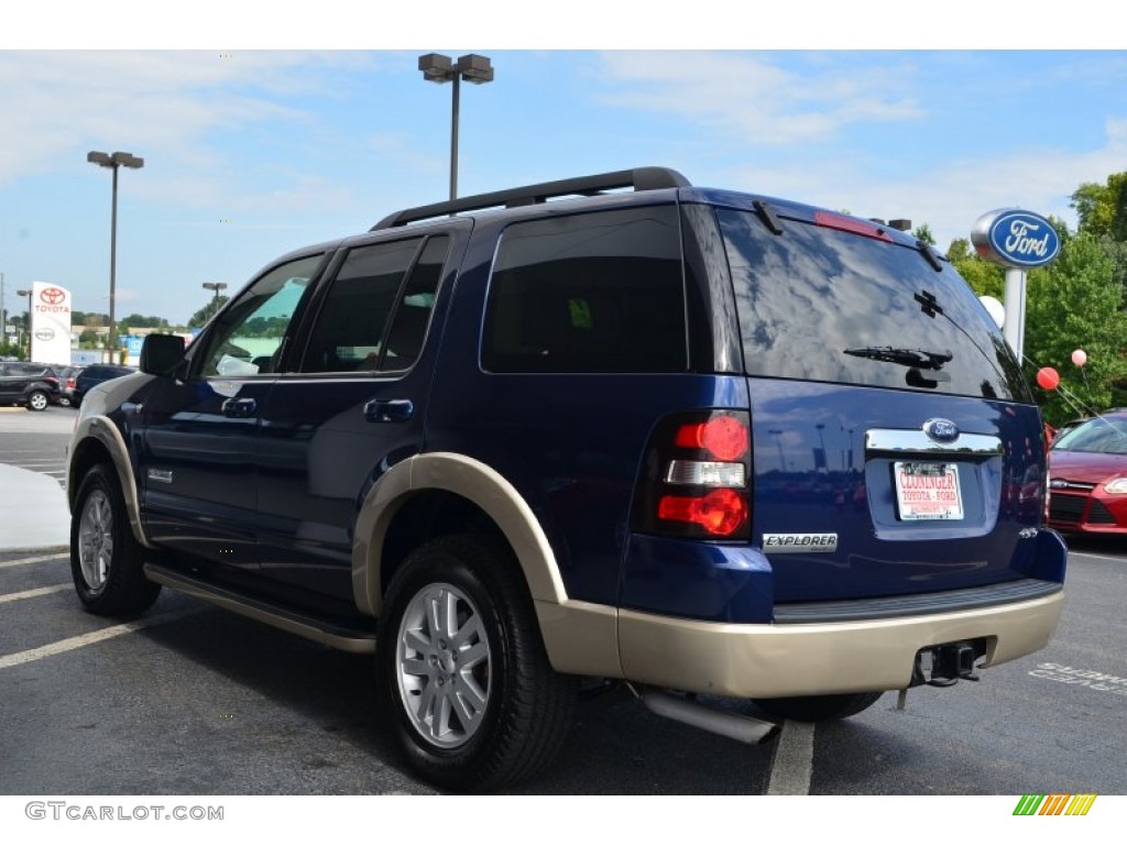 2008 Explorer Eddie Bauer 4x4 - Dark Blue Pearl Metallic / Camel photo #27