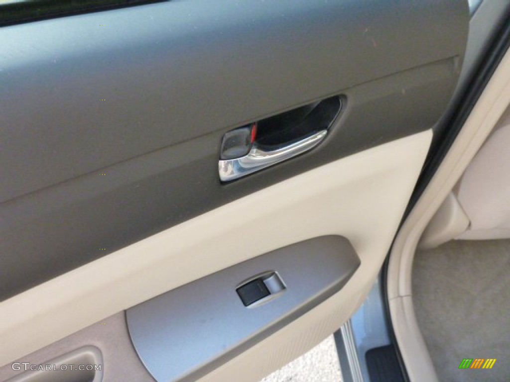 2005 Prius Hybrid - Tideland Gray Green Pearl / Ivory/Brown photo #13