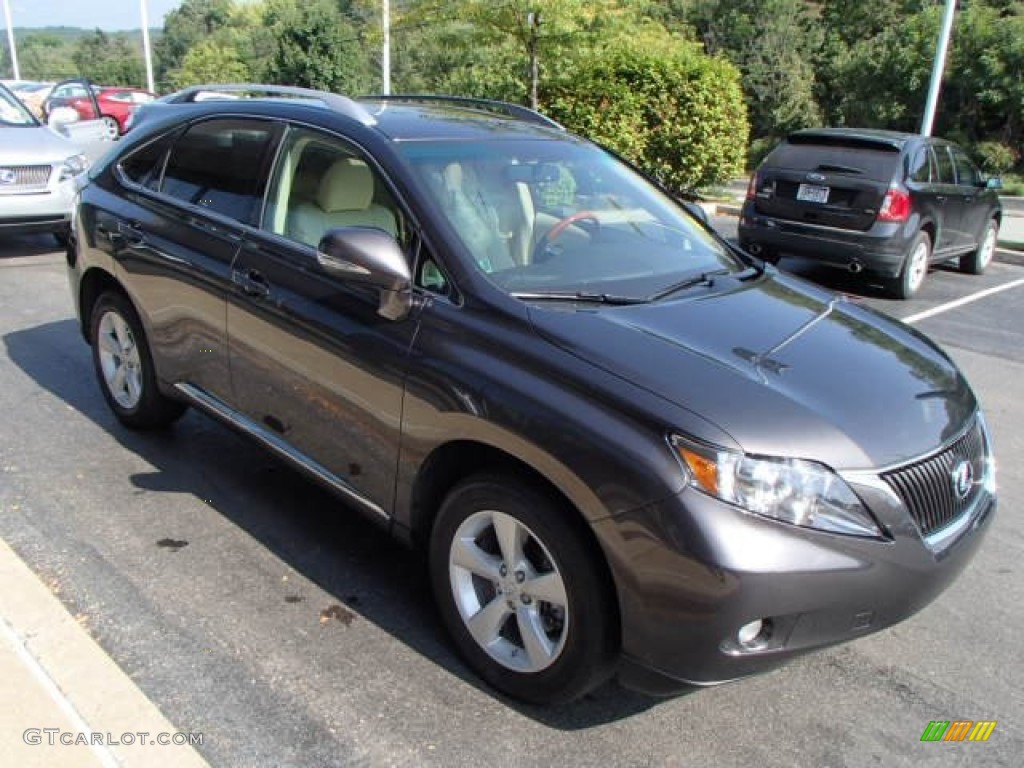 2010 RX 350 AWD - Truffle Brown Mica / Parchment/Brown Walnut photo #4
