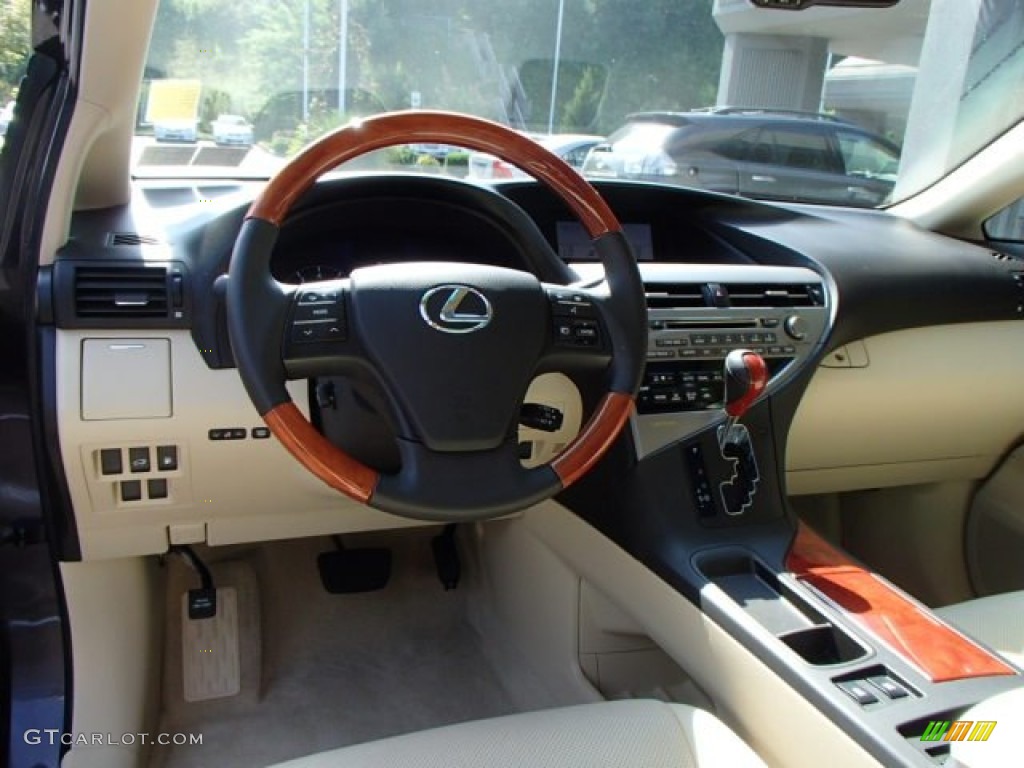 2010 RX 350 AWD - Truffle Brown Mica / Parchment/Brown Walnut photo #11