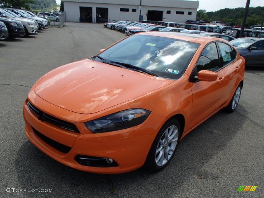 2013 Dart SXT - Header Orange / Black photo #2