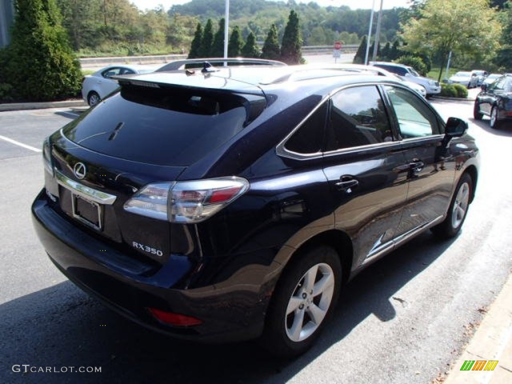 2010 RX 350 AWD - Black Sapphire Pearl / Black/Brown Walnut photo #5