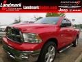 2010 Flame Red Dodge Ram 1500 SLT Quad Cab 4x4  photo #1