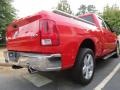 2010 Flame Red Dodge Ram 1500 SLT Quad Cab 4x4  photo #3