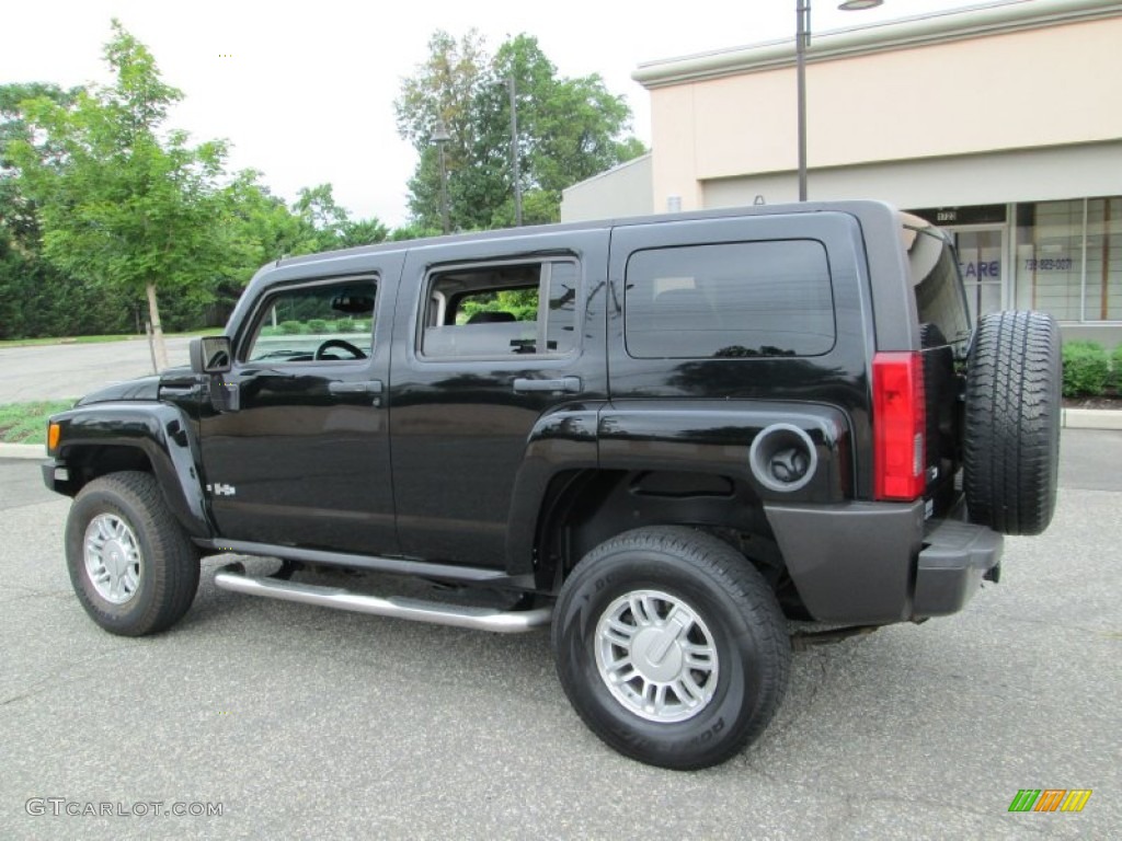 Black 2006 Hummer H3 Standard H3 Model Exterior Photo #85205324