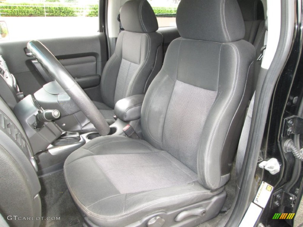 Ebony Black Interior 2006 Hummer H3 Standard H3 Model Photo #85205522