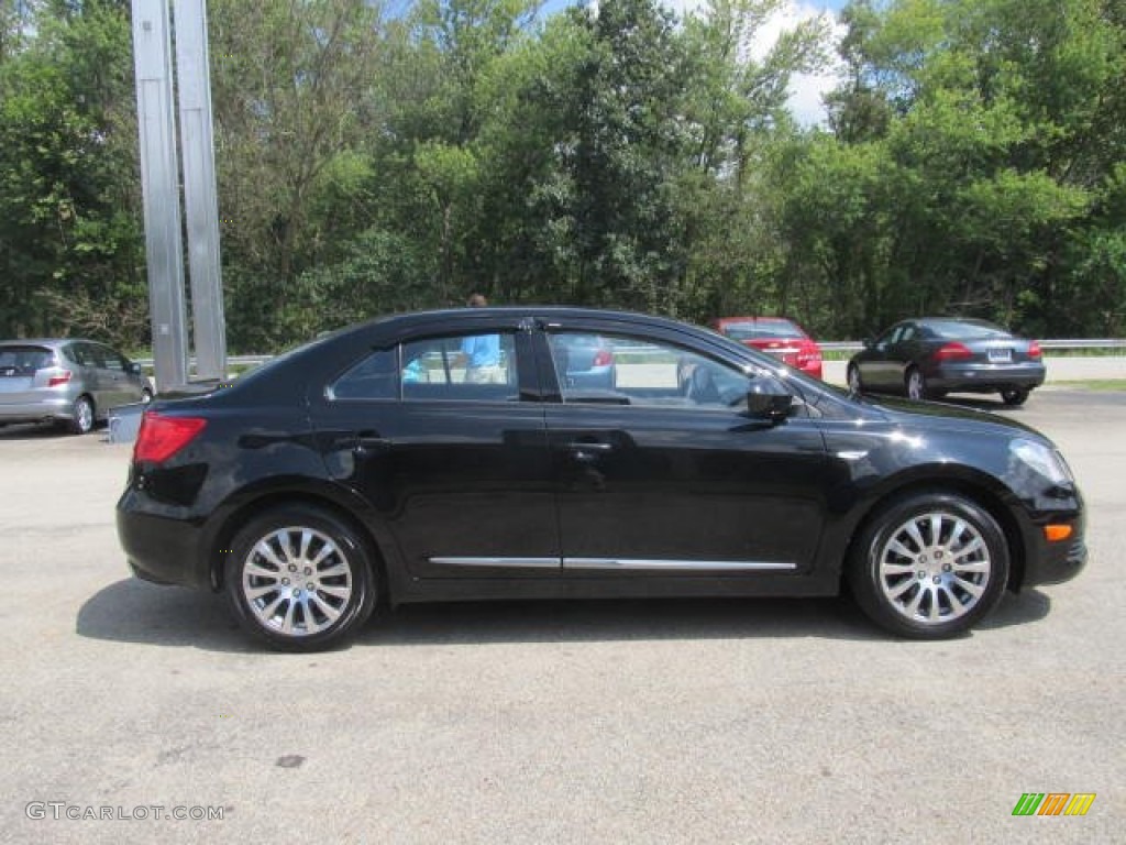 Black Pearl Metallic 2013 Suzuki Kizashi SE AWD Exterior Photo #85205768