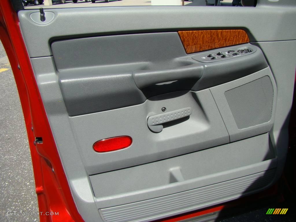 2006 Ram 1500 SLT Quad Cab 4x4 - Inferno Red Crystal Pearl / Medium Slate Gray photo #8