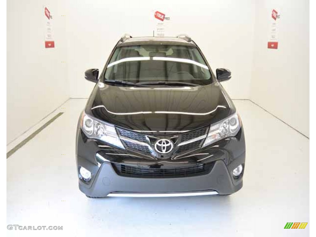 2013 RAV4 XLE - Black / Black photo #2