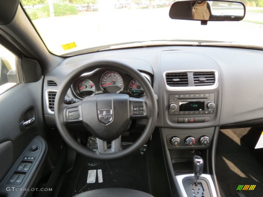 2014 Dodge Avenger SE Black Dashboard Photo #85207665