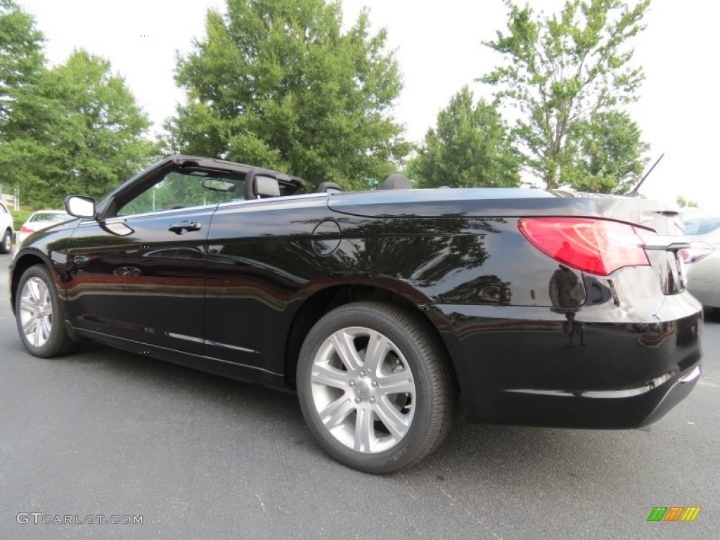 2014 200 Touring Convertible - Black Clear Coat / Black photo #2