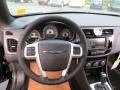 Black 2014 Chrysler 200 Touring Convertible Steering Wheel