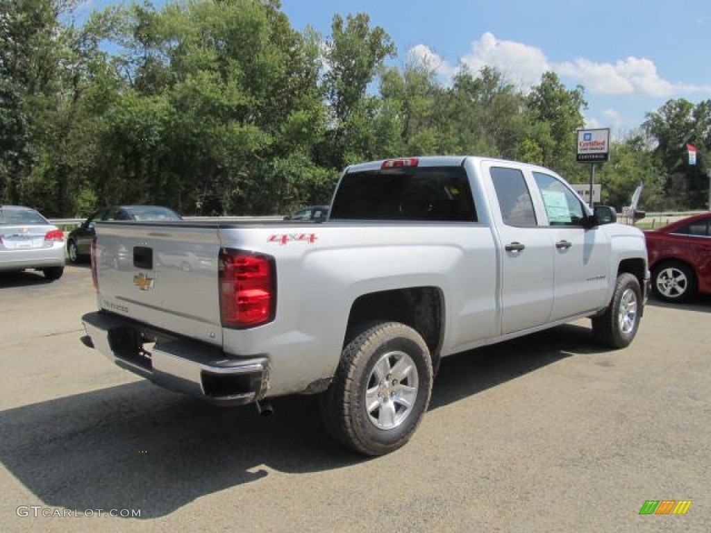 2014 Silverado 1500 LT Double Cab 4x4 - Silver Ice Metallic / Jet Black photo #7